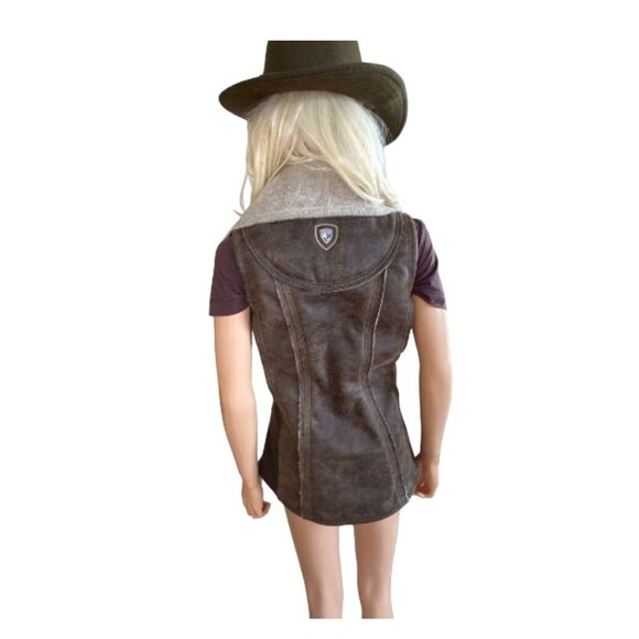 NWT Kuhl Women's LARGE Dani Sherpa Vest Brown MSRP$219 New - Picture 16 of 17